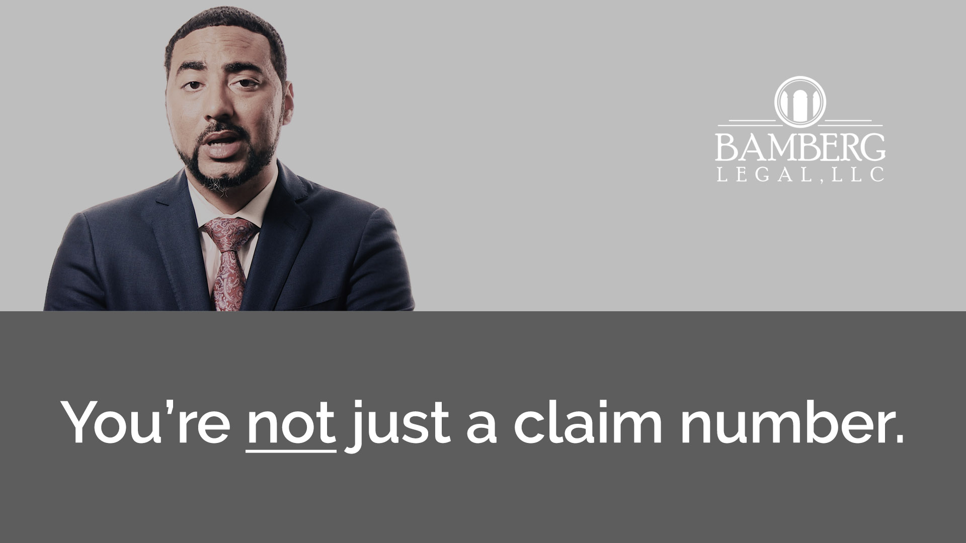 YOU'RE NOT JUST A CLAIM NUMBER